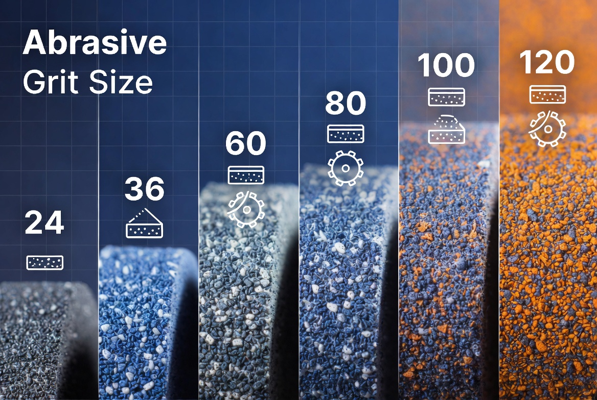 Granulométrie des meules abrasives expliquée : comment choisir le bon grain pour chaque tâche