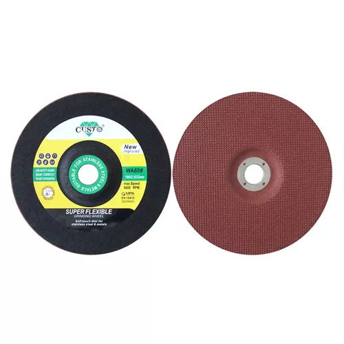 Meuleuse d'angle avec disque à tronçonner et disques de meulage pour métal de 7 pouces
