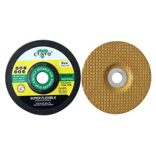 Meules flexibles - disque de meulage pour inox