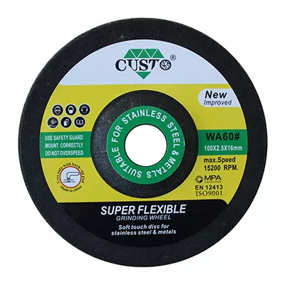 Disque de meulage flexible - INOX (acier inoxydable)